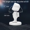 Astronaut Car Phone Bracket - Magnetic Adhesive Paste, Black - 6