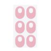 Pink Elliptical Latex Callus Protection Sticker - Anti-Wear Design - 1