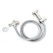 304 Stainless Steel Washer Nozzle Set: Female Washer + Hose + Bracket - 2
