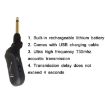 C01 Black Electric Guitar Wireless Audio Transmitter Receiver - 3