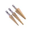 3 In 1 Hex Shank Step Drill HSS Rear Hole Tool - Plastic Bag Pack - 2