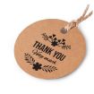 Kraft Paper Gift Tags 100pcs with 20m Hemp Rope (L-05) - 4