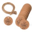 100pcs Kraft Paper Gift Tags with 20m Hemp Rope (L-11) - 1