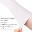 Bride Gloves Satin Long Vintage Sunscreen Wedding Dress Gloves Purple - 5