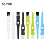 50 PCS Crevice Cleaning, Garlic Masher & Coffee Machine Brush (Random Color) - 1