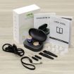 Skin Color Hearing Aid Amplifier with Black Charging Bin - Double Machine - 7