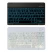 78 Keys RGB Backlit Bluetooth Keyboard for Mobile/Tablet - White, 10 Inch - 2