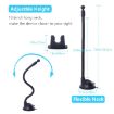 Suction Cup Car Phone Holder with Long Soft Hose - Blue Box Packaging - 3