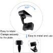 Black Car Sun Visor Bracket Mobile Phone Holder - 4