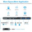7-in-1 100W USB 3.1 Hub with 4K HDMI, Card Reader, 20V PD Converter (Silver) - 4