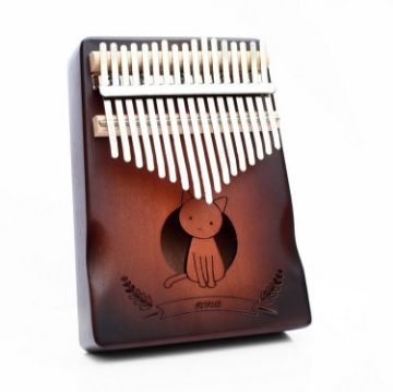 Portable 17-Tone Radian Design Finger Piano (Cat) - Ideal for Music Lovers - 1