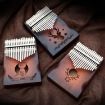 Portable 17-Tone Radian Design Finger Piano (Cat) - Ideal for Music Lovers - 7