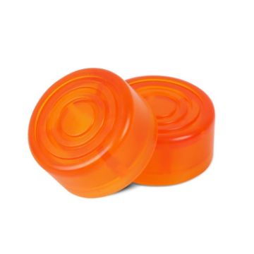 JT1808 Electric Guitar Tuner Pedal Cap - 10 PCS, Orange - 1