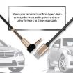 5 PCS Type-C to 3.5mm Male Elbow Audio Adapter Cable 1m White - 7