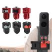 Red 1/4 Inch Screw Converter Tripod Adapter for Sport Camera - 2