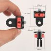 Red 1/4 Inch Screw Converter Tripod Adapter for Sport Camera - 3