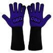 Silicone BBQ Gloves - High Temp Resistant, Anti-Scalding (BBQ Blue) - 1