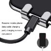 Universal Metal Gravity Car Phone Holder - Silver | Secure & Stylish Mount - 5