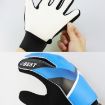 Kids Goalkeeper Gloves Size 5 Green - Latex Anti-Collision Football Gloves - 5