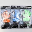 Kids Goalkeeper Gloves Size 5 Green - Latex Anti-Collision Football Gloves - 6