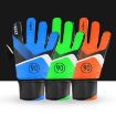 Kids Goalkeeper Gloves Size 7 - Latex Anti-Collision, Blue - 2