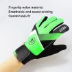 Kids Goalkeeper Gloves Size 7 - Latex Anti-Collision, Blue - 4