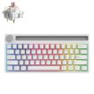 Ajazz K620T 62-Key Bluetooth Wireless Mechanical Keyboard, Pink Shaft - 1