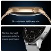 HD1 Smart Watch Gold Steel+Silicone, 1.3" AMOLED Screen, NFC Function - 6