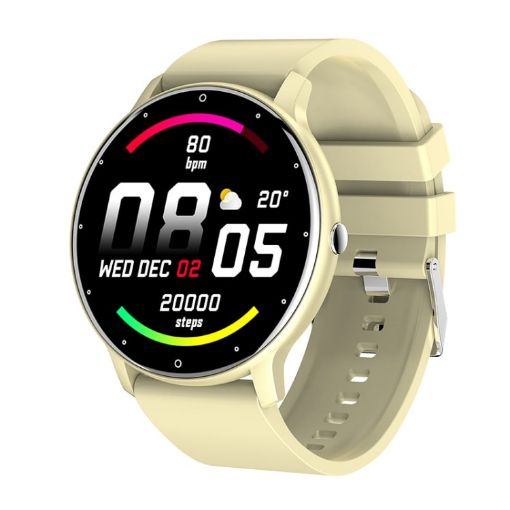 ZL02 Yellow Smart Watch with Heart Rate Monitor & Pedometer - 1