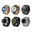 LOANIY DT70 Black Steel Analog Digital Dual Display Smart Call Watch - 2
