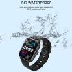 LOANIY Y22 Smart Bluetooth Watch, Heart Rate Monitor, Black - 5