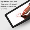 CZC-255 Carbon Fiber Rearview Mirror with Suction Cup - White Mirror - 4