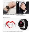 LOANIY E18 Pro Smart Watch with Bluetooth Calling & NFC, Gold Silicone - 5
