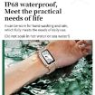 LOANIY HT2 Smart Watch, 1.28" Heart Rate Pedometer, Gold Steel - 7