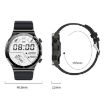 ME88 Smart Watch - 1.32" Heart Rate & Sleep Monitor, Silver Leather - 3