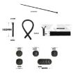 126 In 1 Desktop Data Cable Organizer - Network Pipe Storage Winder Set - 2