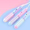 GeLinSi GLS-003 20W Ceramic Glaze Mini Curler Comb, EU Plug - Blue - 2