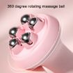 Pink Inner Leg Exercise Roller Massager - Muscle Relaxation & Ab Shaping - 3
