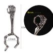 Gold Plated Skull Hand Game Cigarette Clip Electroplating Ring - 3