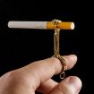 Gold Plated Skull Hand Game Cigarette Clip Electroplating Ring - 4