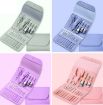 16-in-1 Blue Nail Art Tool Set: Clippers & Dead Skin Scissors Manicure - 2