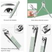 16-in-1 Blue Nail Art Tool Set: Clippers & Dead Skin Scissors Manicure - 5