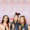 Yellow Candy Rain Curtain 1x3m - Festive Party Decoration Photo Backdrop - 6