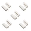 5 Pairs White Car Phone Bracket Dashboard Navigation Adjustable Holder - 1