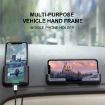 5 Pairs White Car Phone Bracket Dashboard Navigation Adjustable Holder - 7