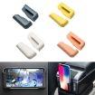 Car Mobile Phone Bracket - 5 Pairs Adjustable Dashboard Holder (Pink) - 2