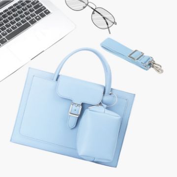 Sky Blue S176 13" Waterproof Laptop Bag with Power Pack - Portable - 1