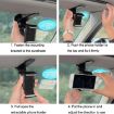 Red Car Sun Visor Bracket Mobile Phone Holder - 7