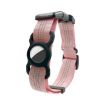 PUGGA GG1002 Pink Polyester Dog GPS Collar for AirTag, Size L - 1