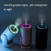 L09 USB Rotating Colorful Night Light Humidifier - Pink - 4